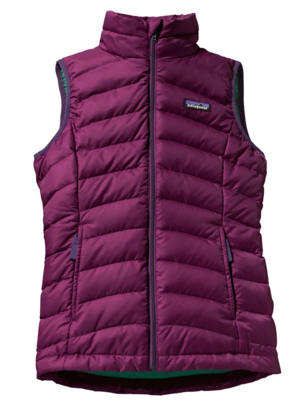 Patagonia *NWOT* Girls Down Sweater Vest in Violet Red